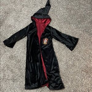 Kids Wizard Costume Robe - Black and Red
